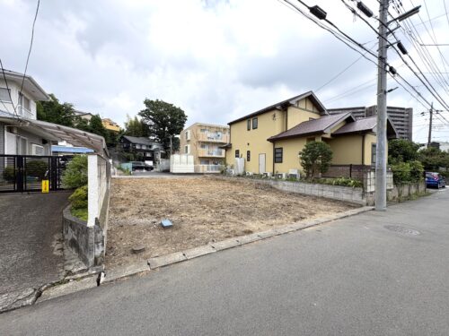【土地】玉川学園前駅 徒歩14分・50坪・南西道路・整形地・建築条件なし！