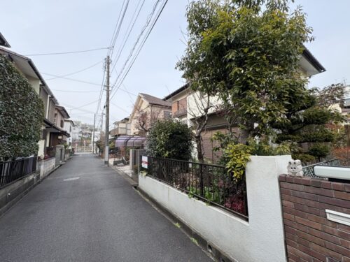 線路からは離れているので騒音なし(外観)