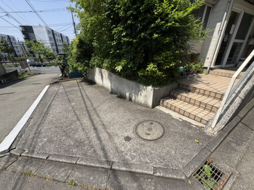 角地なので開放的