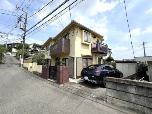 【大型中古】玉川学園前駅 徒歩8分・南側道路・接面16.5m！・日当眺望通風良好！2世帯仕様