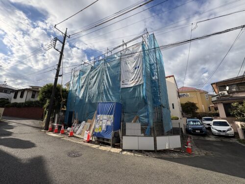 現在建築中です！(外観)