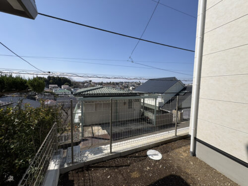 庭からも眺望良好！