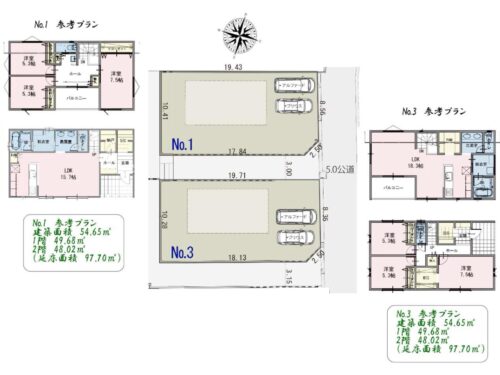 南側は隣接地の専用通路で日当良好！